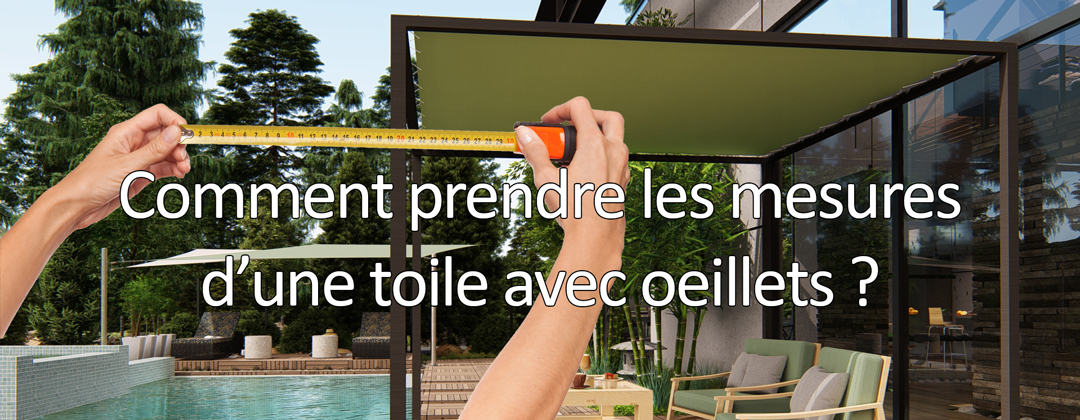 Comment prendre les mesures d'une toile avec oeillets